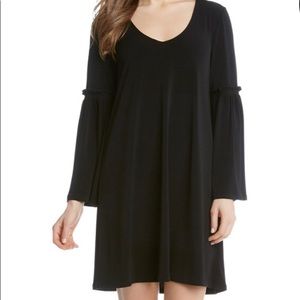 Karen Kane Bell Sleeve Black Dress